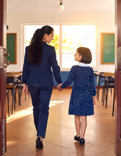 Mother and child playing indoor games together.