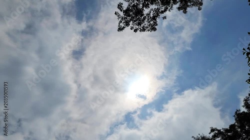 太陽の光と雲の流れ／Sunlight and the movement of clouds／태양의 빛과 구름의 흐름