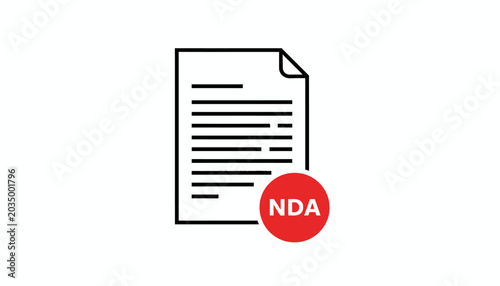 Canvastavla NDA document, confidentiality agreement, business concept, legal contract