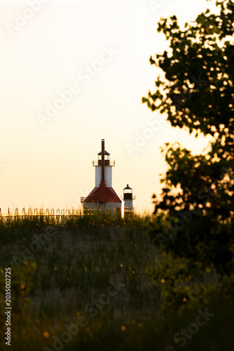 church at sunset