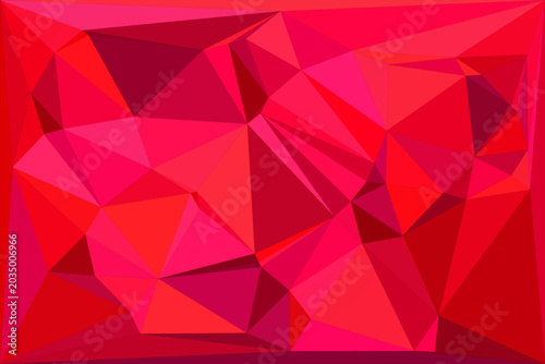 Photos Geometric red low poly wallpaper texture featuring abstract triangular shapes art design