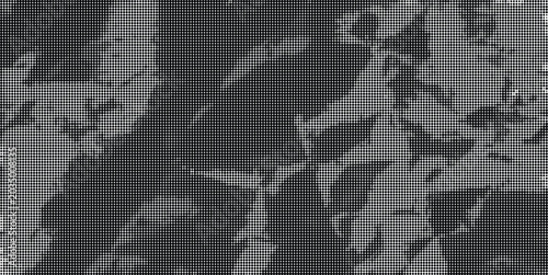 Black and grey abstract patterns on a seamless background texture