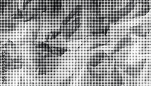 Canvas Print Crinkled paper texture fills the entire frame with transparent background