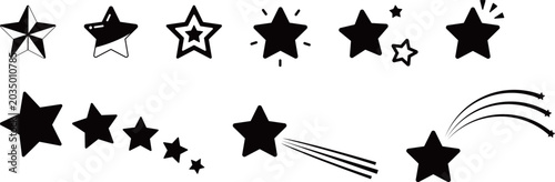 星のアイコンセット
