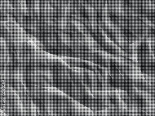Quadro em tela Gray crumpled fabric texture fills the entire view with a messy arrangement