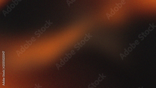 Bilde på lerret Orange, brown, and black colors that resemble folds of fabric or sand dunes in low light