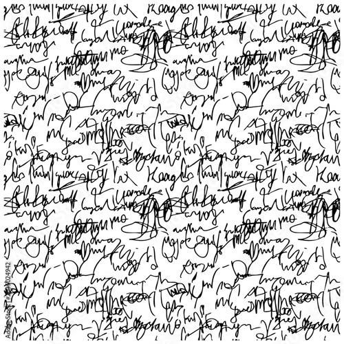 Valokuva The scene displays a dense collection of handwritten signatures and scribbles on a white surface