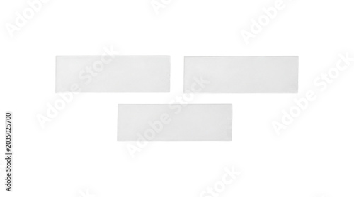 peices of adhesive tape 