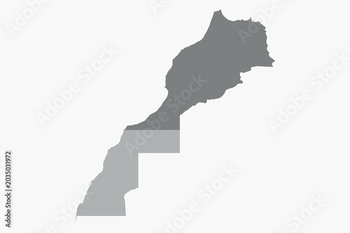 Bilde på lerret Vector graphic artwork suitable for print and web containing flat detailed map o