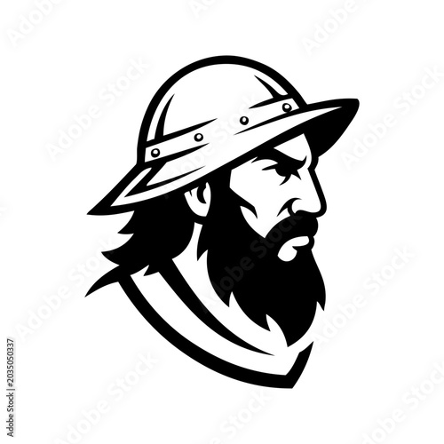 Fotografie Logo conquistador español