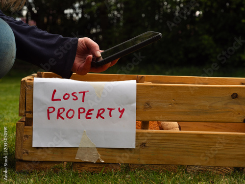 Woman gets lost cellphone from lost property box