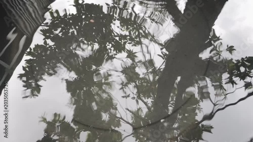 water splash in the water