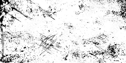 Bild auf Leinwand An abstract black and white grunge background featuring a dirty paint splatter t