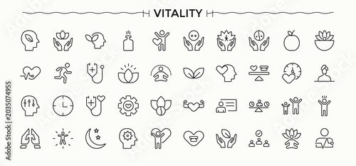 Foto Mental icon set