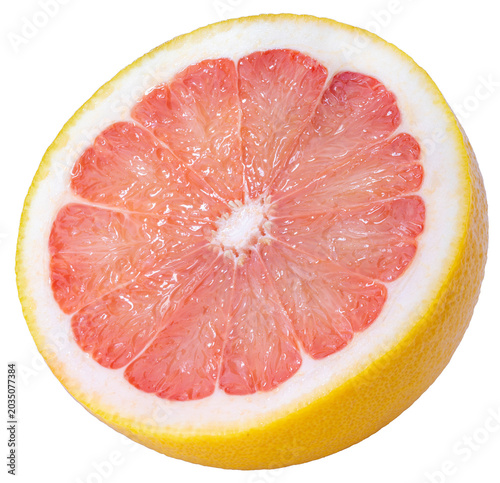 Fresh Yellow pomelo isolated on white background, Fresh Yellow pomelo Grapefruit on White Background, High resolution photography With png file.	