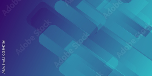 Abstract blue square shapes vector background. Overlay blue gradient diagonal geometric shape graphic element. dynamic sporty horizontal background template for media promotion or web banner, vector. 