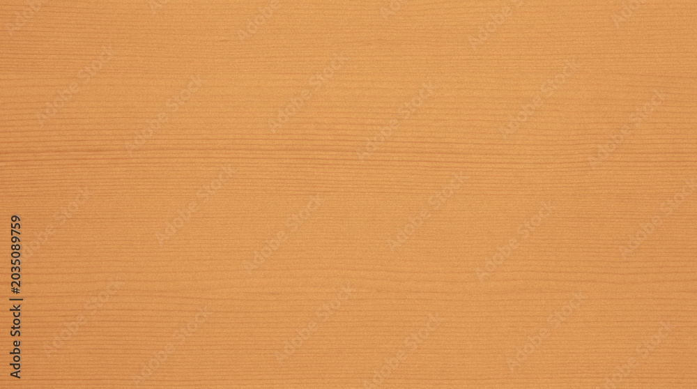 Fototapeta premium Blank Smooth Light Brown Natural Wooden Timber Lumber Board Panel Surface Grain Texture Background Interior Backdrop