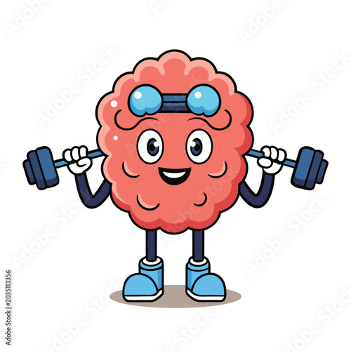 Brain funny cartoon art
