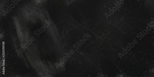 Tableau sur toile A gritty, worn blackboard, covered in faint chalk dust and scratches, presents a backdrop for learning and creativity