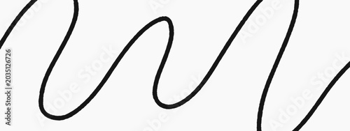 Foto Cable squiggle background for line doodle spiral and curve thick wavy