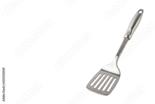 Cuadro en lienzo Stainless steel kitchen spatula utensil
