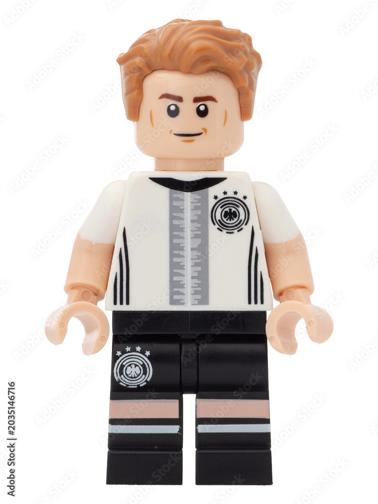 Obraz premium Dortmund - Deutschland 26. Mai 2026 - Lego Minifigure Fussballer 