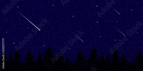 Foto Deep cosmic scene with twinkling celestial bodies against dark backdrop vector illustration background