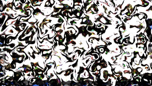 白黒の液体歪み抽象テクスチャ