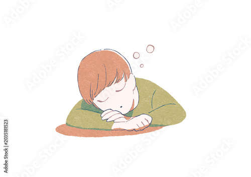Fotografija 居眠りする人