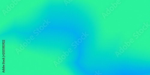 Obraz na płótnie Vibrant emerald green and turquoise gradient backdrop with soft organic shapes and bright neon glow