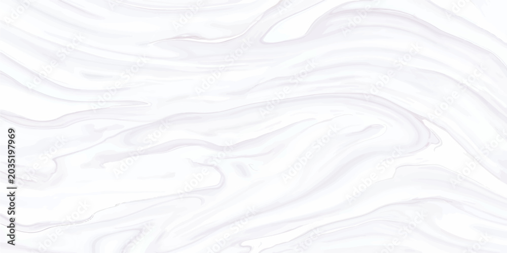 Obraz premium White Swirl Marble Vector Background with Soft Lavender and Light Gray Veins, Smooth Flowing Texture for Creative Digital Illustration and Modern Design Projects