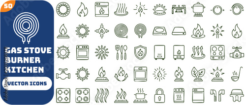 Φωτογραφία Gas stove burner icon