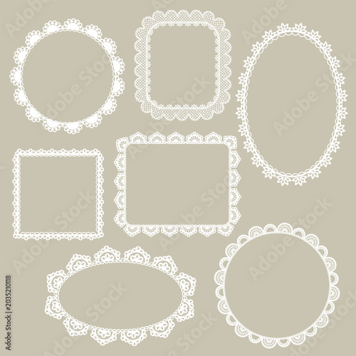 Coquette bow frame set, vintage romantic decorative border, Elegant grandmillennial and whimsical style element with cute ribbons. perfect for baby shower , wedding invitation cards, scrapbooking.