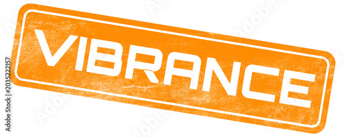 Vibrance orange stamp in white background with distressed texture for branding on Transparent Background