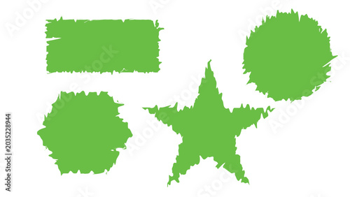 Green leafy tree branch silhouette background