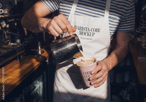 Barista-core Coffee Cup Mockup