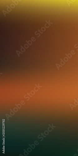 Golden brown and dark green abstract gradient background