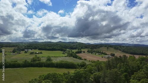 landscape with clouds