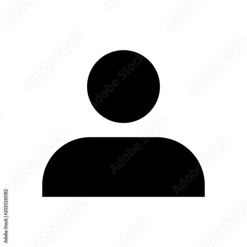 Generic user profile icon representing an individual, account, or person, suitable for digital interfaces and online platforms.