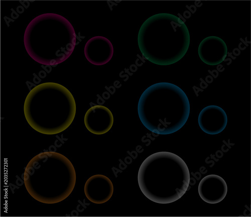 abstract background with bubbles