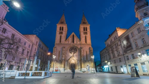 Sarajevo, Bosnia and Herzegovina at Sacred Heart Cathedral