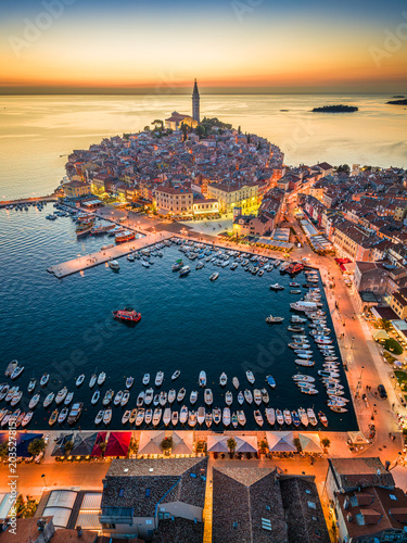 Billede på lærred Rovinj, Croatia on the Istria Peninsula