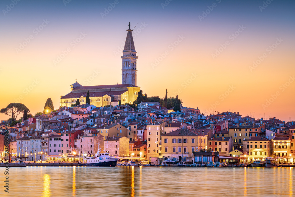 Fototapeta premium Rovinj, Croatia on the Istria Peninsula