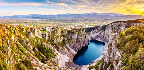 Fotografie Imotski, Croatia at Golden Hour