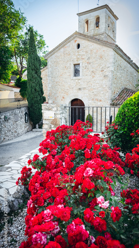 Church of the Purísima Concepción in Olmeda de las Fuentes, Madrid, Spain