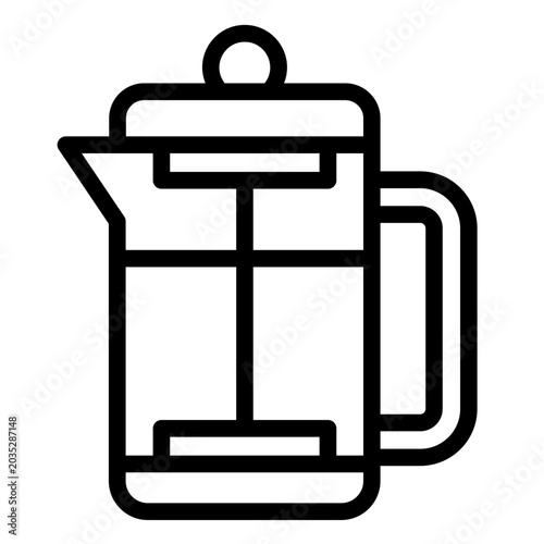 French Press Icon