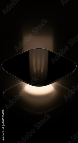 Abstract Light and Shadow Composition with Geometric Forms and Shapes.