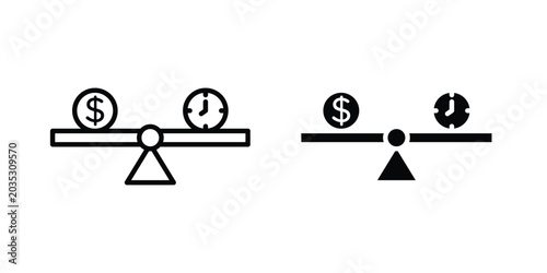 Foto Leverage icon design, web, UI. Vector illustration, EPS10.
