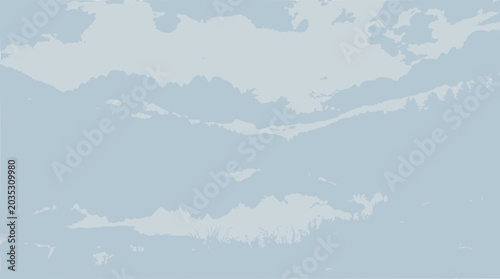 Abstract Sky Clouds - Soft Blue and White Textured Background