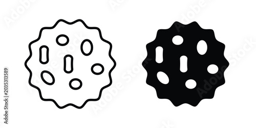 Tableau sur toile White blood cell icon design, web, UI